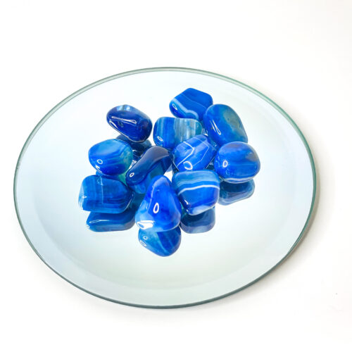 Blue Agate Tumblestones