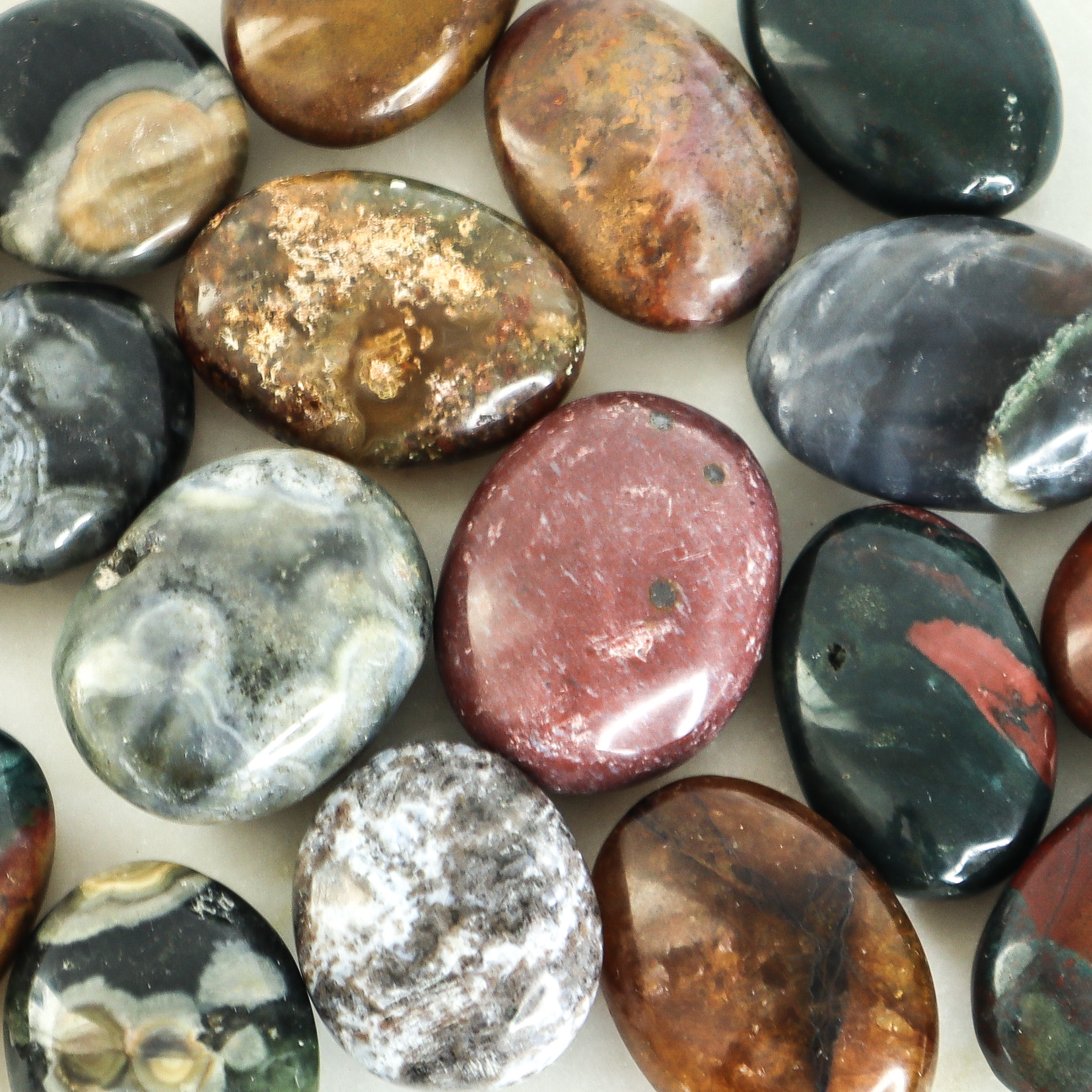 Ocean Jasper Pocket Stones.